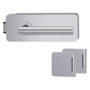 Vorschaubild GRIFFWERK Ganzglastürbeschlagset SIEGER DESIGN GATE inkl. Griff LUCIA - UV