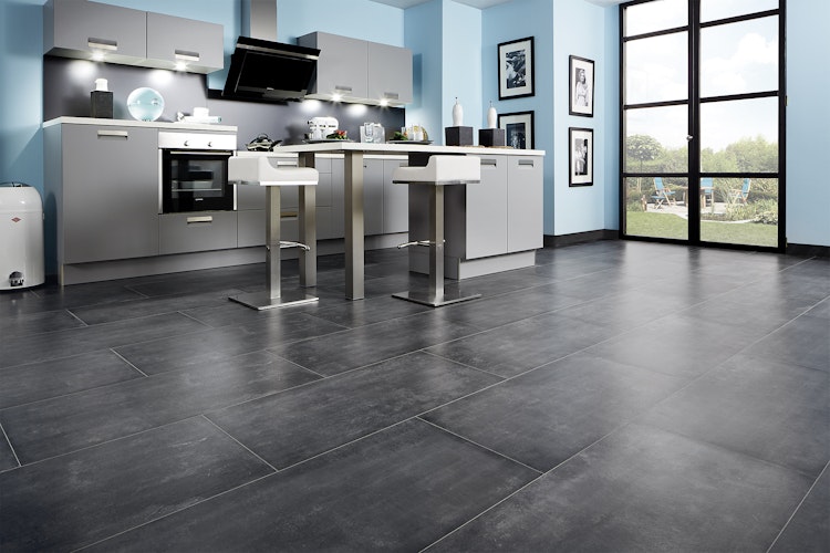 KWG Java ARTbeton scuro Mineraldesign-Boden mit Fase 92x46 cm