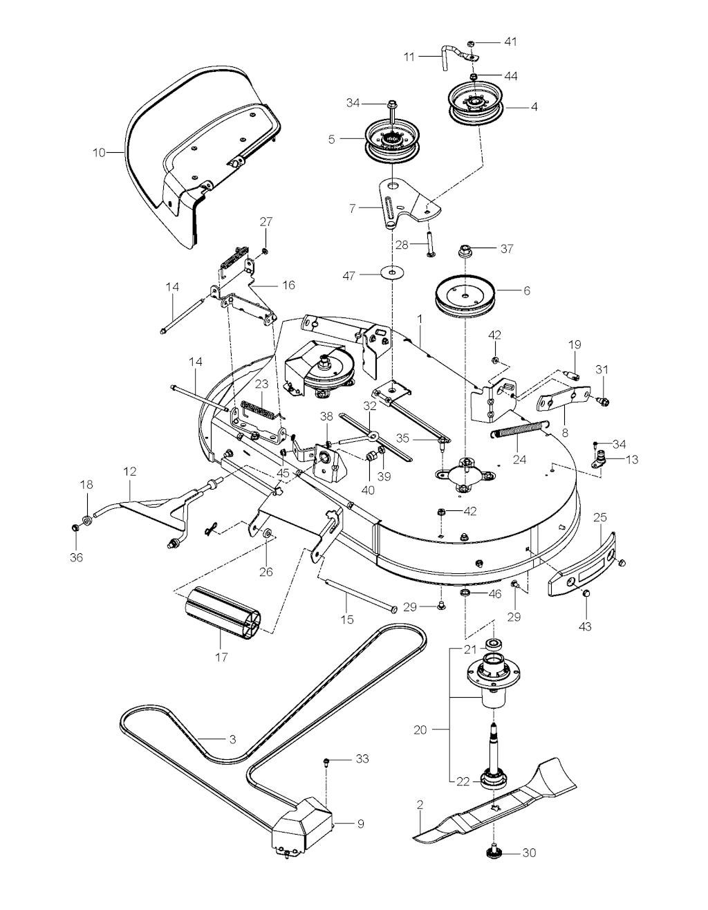 Explosionszeichnung Ersatzteile