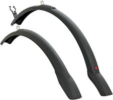 Hebie Steckschutzblech-Set Viper 28 Zoll schwarz T", (Trekking), mit integriertem Spritzs