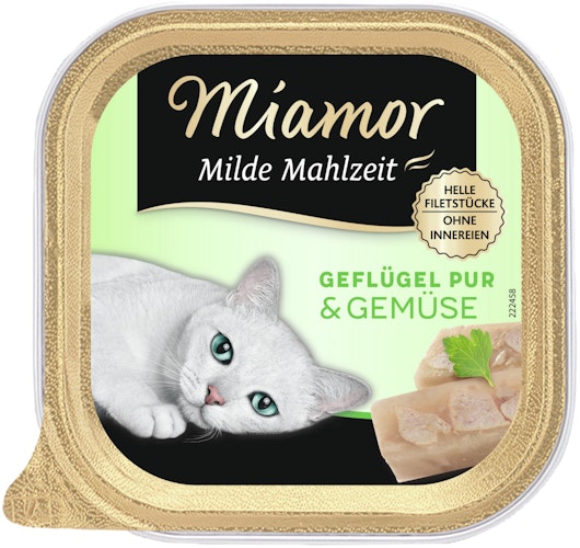 Miamor Milde Mahlzeit 100g Schale Katzennassfutter
