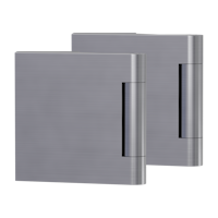 Griffwerk PURISTO 1.0 -Edelstahl Optik Bandsatz 3tlg Office -f. JETTE VISION SKS, QUATTRO, MODERNA