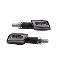 HIGHSIDER smart Formula-TS LED Blinker Gehäuse Schwarz / Linse Rauchgrau (Paar), Vorn & Hinten