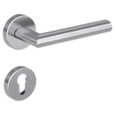 Vorschaubild Griffwerk Türgriff VIVIA Edelstahl matt - Klipptechnik