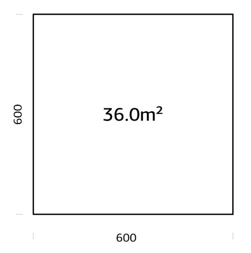 Palmako Fundamentrahmen 6x6 m (inkl. LogFoot)