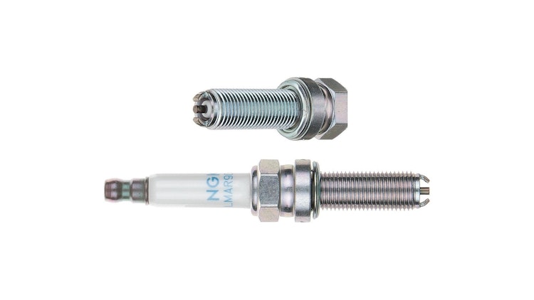 NGK Zündkerze LMAR9D-J, Gewindedurchmesser 10 mm, Zündkerze Gruppe L
