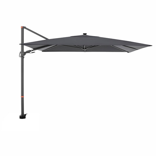 doppler Pendelschirm myZone 300 x 220 LED, Aluminium Anthrazit / 100 % Polyester 180 g/m²