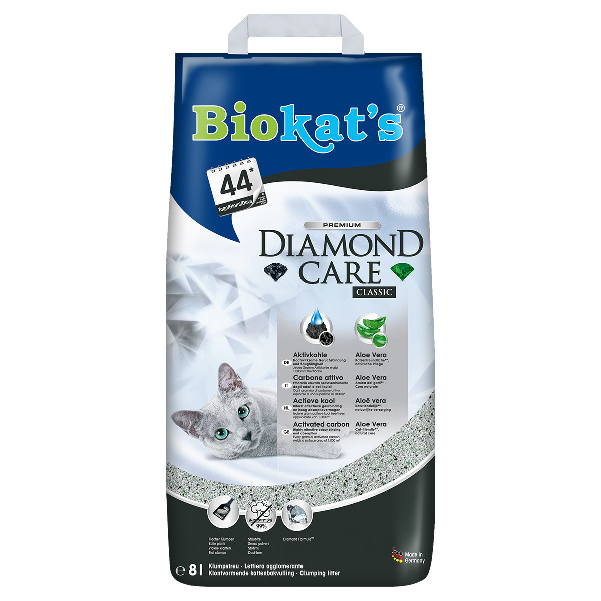 Biokat's Diamond Care Classic 8 Liter Katzenstreu
