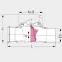 Vorschaubild KESSEL - Rückstaueinfachverschluss freiliegend