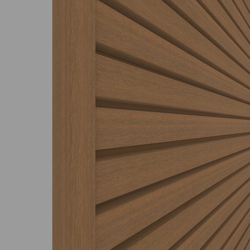 NewTechWood WPC Fassadenverkleidung Castellation Pro 65  BSK D 33 x 180 mm