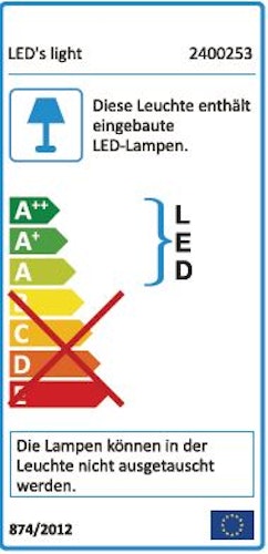 Shada  LED wasserfeste Leuchte mit LED-Streifen IP65 15W 60CM