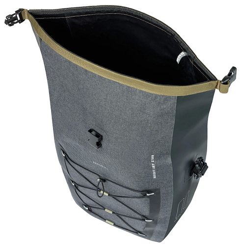 Basil Einzeltasche Navigator Storm schwarz 31 l MIK Side