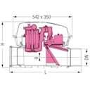 KESSEL 24125 - Rückstaupumpanlage Pumpfix F Komfort DN 125 für freiliegenden Einbau