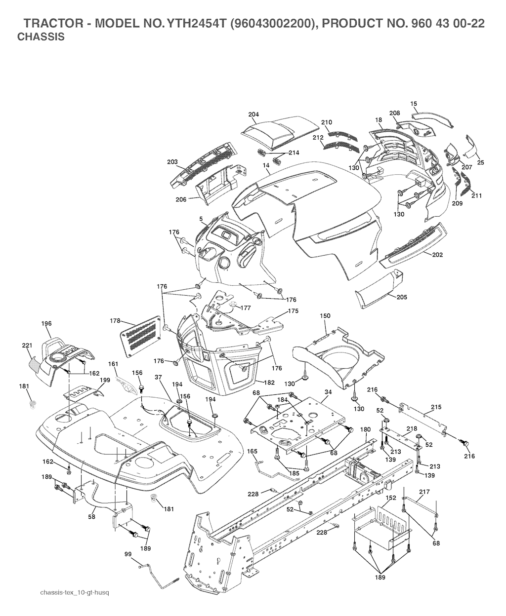 Explosionszeichnung Ersatzteile