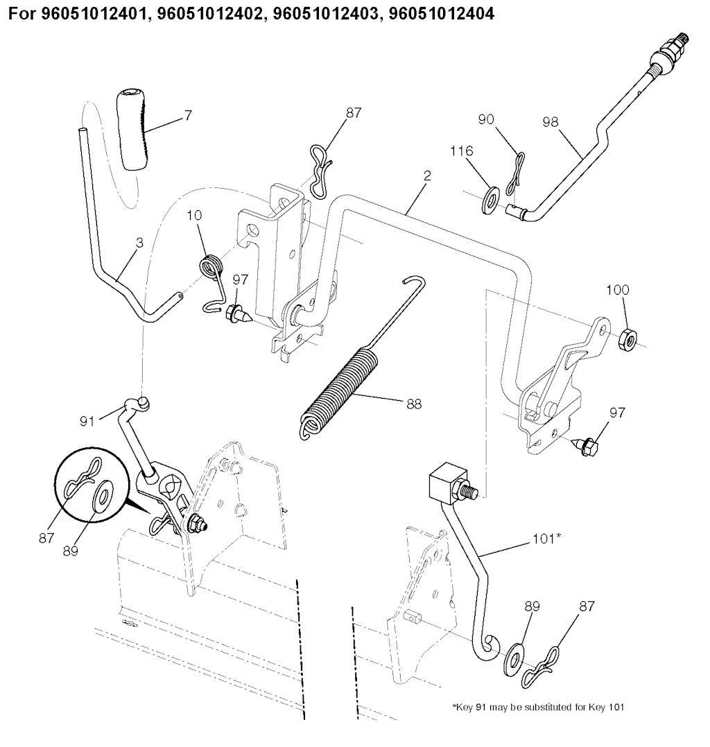 Explosionszeichnung Ersatzteile