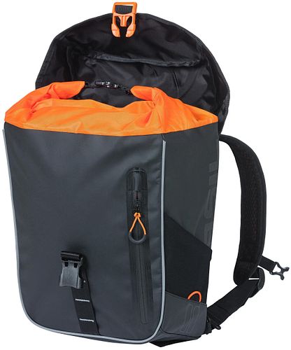Basil Rucksack Miles 17 l schwarz,orange