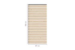 Karibu Sichtschutzzaun Lamelle 900 x 1860 mm 
