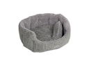 Vorschaubild NOBBY Komfort Bett oval "CENO" grau / grau 55 x 50 x 21 cm