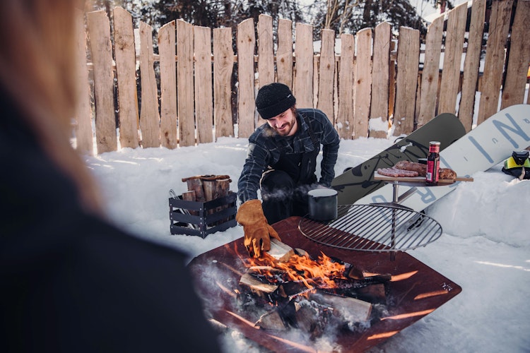 höfats TRIPLE Grillrost Edelstahl Ø55 (mit Stange 55)