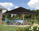 Vorschaubild Karibu 4-Eck Pavillon Holm 1 kesseldruckimprägniert