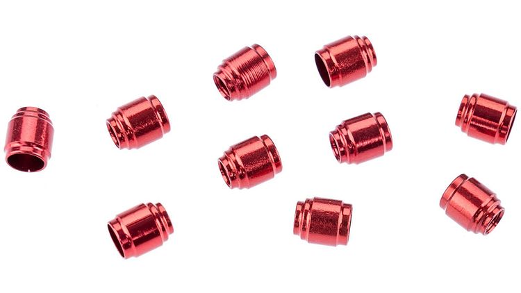 CONTEC Leitungsanschluss Disc Stop Avid / Sram 10 Stück rot