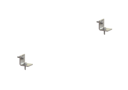 Kessel 680046 - Befestigungswinkel (2 Stück)