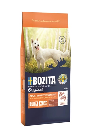 Bozita 12kg Original Adult Sen.Skin&Coat
