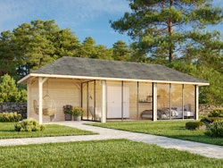 Palmako Pavillon Bianca 24,9 m² Set 217 Slide - 28 mm