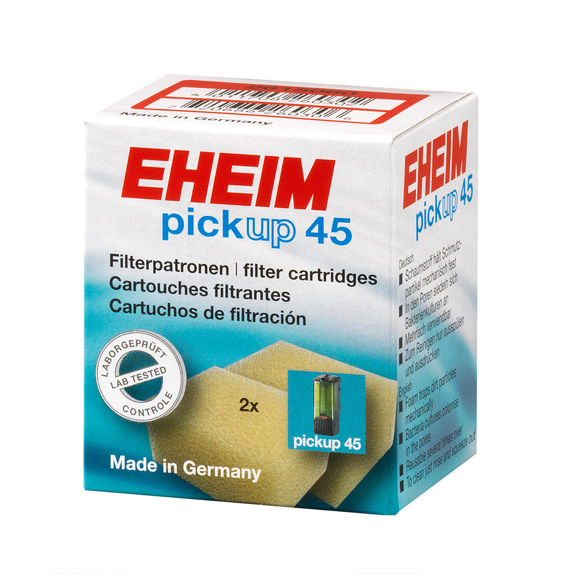 Thumbnail - EHEIM Filterpatrone (2 Stück) Filtermasse für pick up 45 (2006)