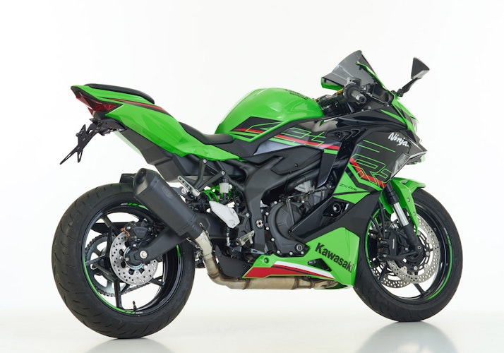 Shark Performance SLIP-ON Edelstahl beschichtet schwarz-matt DSX-10 für KAWASAKI ZX-4R / SE / RR EURO5+  