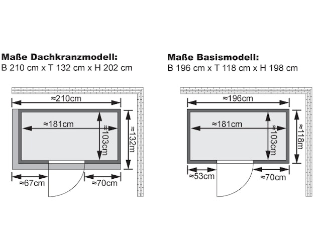 Karibu Sauna Variado mit Fronteinstieg 68 mm inkl. gratis Sauna-Zubehörset im Wert von 234,94 €