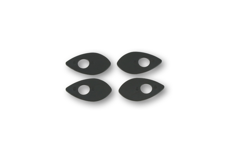 HIGHSIDER smart Montageplatten Indy Spacer Schwarz Für Diverse, Ducati, Honda