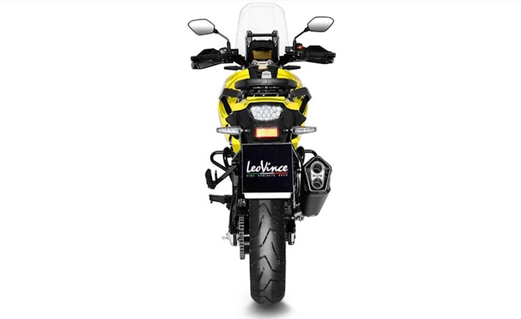 LeoVince SLIP-ON Edelstahl SBK LV-12 Schwarz für SUZUKI V-STROM 1050 ABS/XT