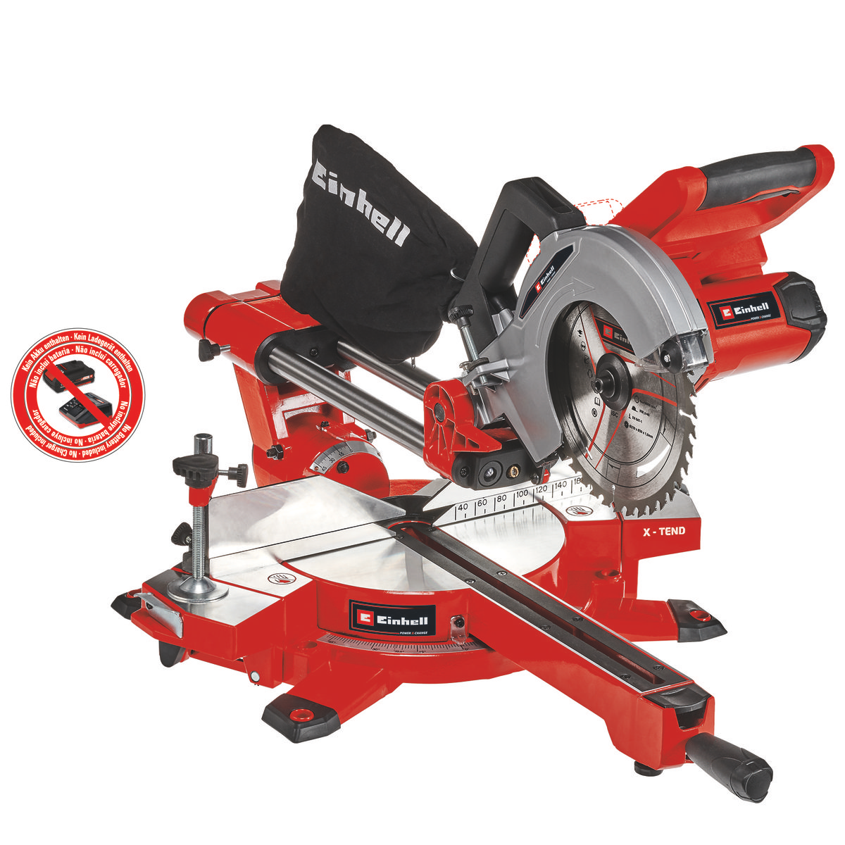 Einhell Akku-Zug-Kapp-Gehrungssäge TE-SM 36/210 Li - Solo 4300880