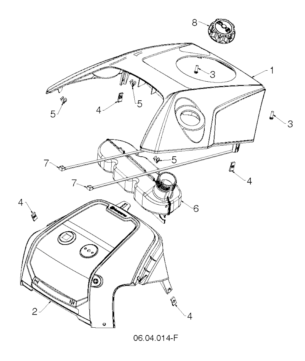 Explosionszeichnung Ersatzteile