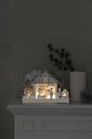 Vorschaubild Konstsmide Weihnachtsbeleuchtung  LED Holzsilhouette Haus 4 warmweiße Dioden