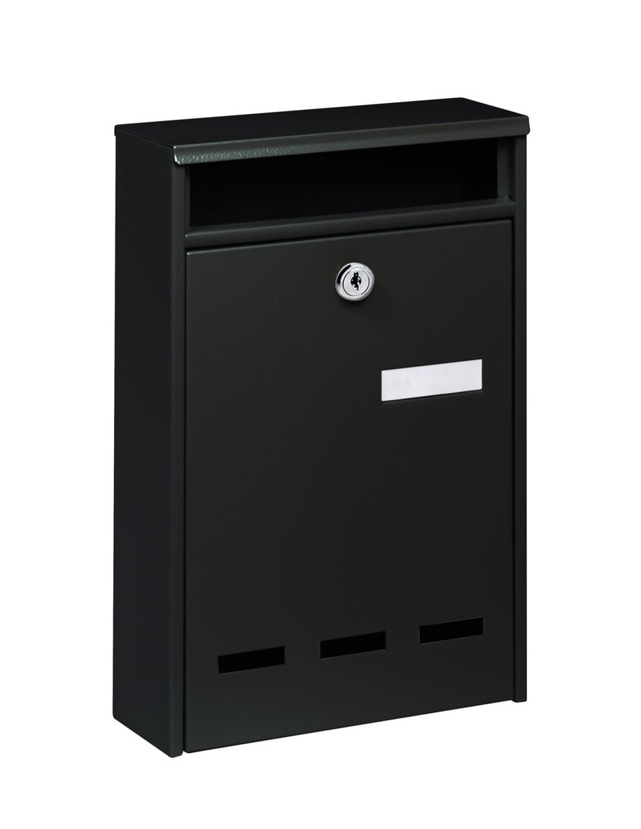 Burg Wächter Briefkasten Wismar schwarz DIN B5 771 S