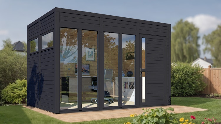 Bertilo Gartenhaus Cubus 3 Office - 19 mm