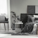 Vorschaubild Mollis Polsterpaneel Schwarz  15x30 cm