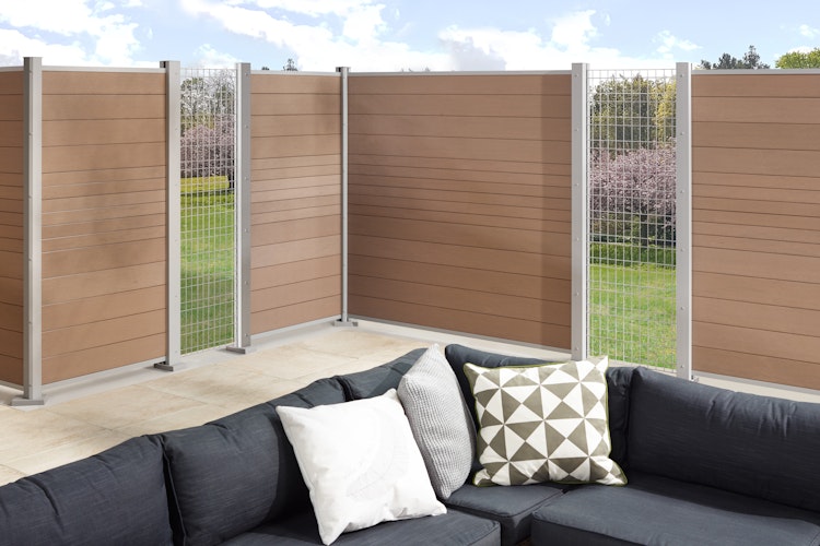 TraumGarten System WPC Classic Zaun-Set