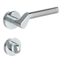 Vorschaubild Griffwerk CORINNA Schraubtechnik GK4 -Chrom/Edelstahl Rosettengarnitur -Schraubt. -WC -TS 40-45mm