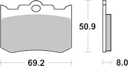 SBS Bremsbelag 678H.HF Street High Power Ceramic