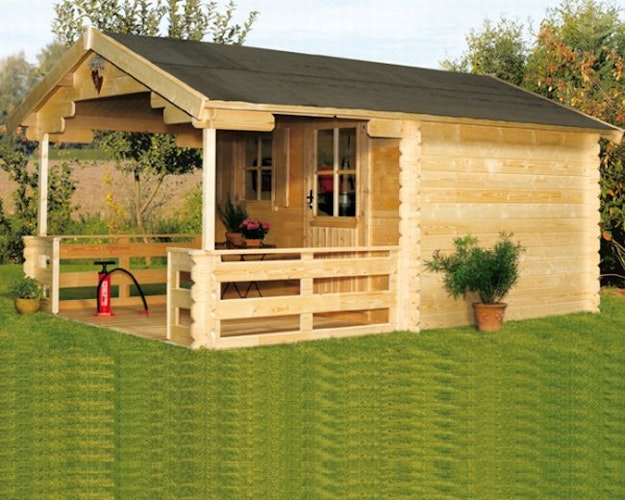 Skan Holz 28 mm Gartenhaus Como