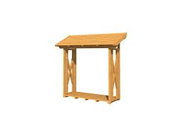 Skan Holz Holzunterstand Paul 1 naturbelassen