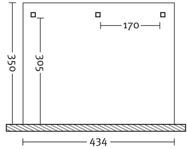 Skan Holz Terrassenüberdachung Andria mit Mittelpfosten Breite 434 cm