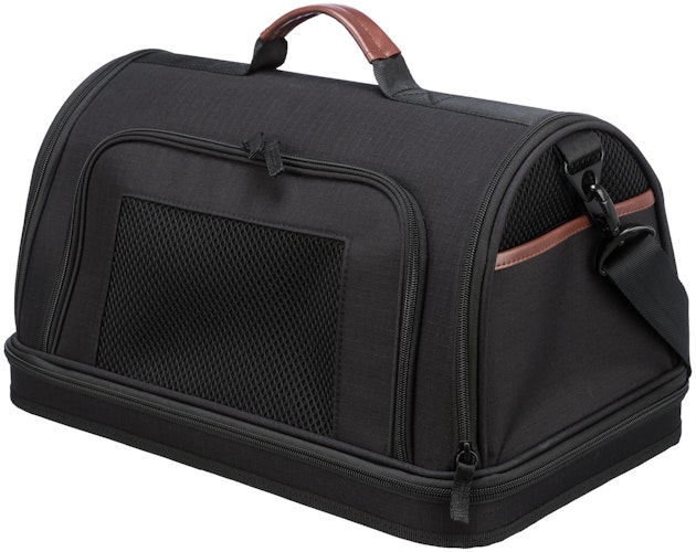 TRIXIE Airline Tasche Gate 28 x 25 x 45 Centimeter schwarz Hundetransport