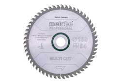 Metabo Sägeblatt "multi cut - professional"165x2,2/1,4x20 Z54 FZ/TZ 5°