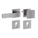 Vorschaubild Griffwerk Wechselgarnitur GRAPH SQUARE - Rosetten eckig