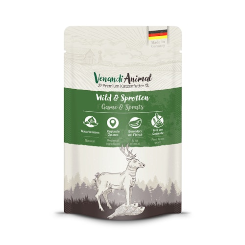 Venandi Animal 125 Gramm Katzennassfutter
