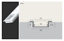 Vorschaubild Paulmann LED Strip Einbauprofil Floor 1m in Alu/Satin